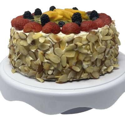 Fruit birthday cake