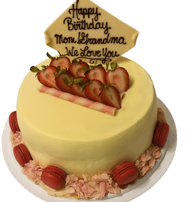 Birthday cake | Strawberries and creme cake